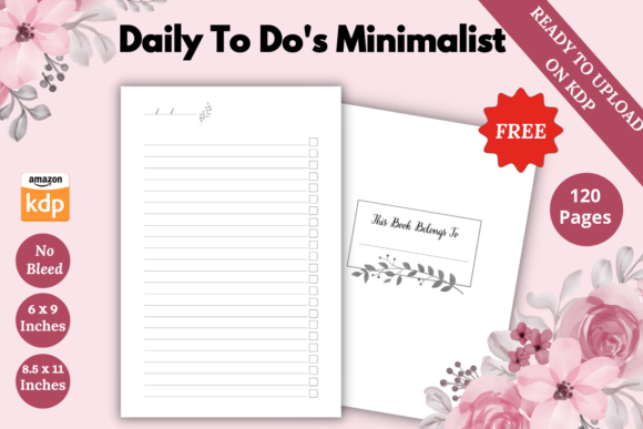 Download FREE Daily to Do List - KDP Interior - Interior Collection